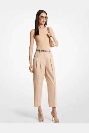 Michael Kors MK Knöchellange Twillhose Aus Baumwollmischgewebe - - Michael Kors
