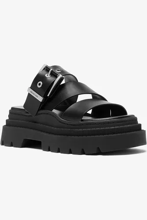 Michael Kors MK Plateau-Sandale Colby Aus Leder - - Michael Kors