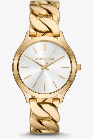 Michael Kors MK Armbanduhr Slim Runway Im Mit Panzerkettenarmband -