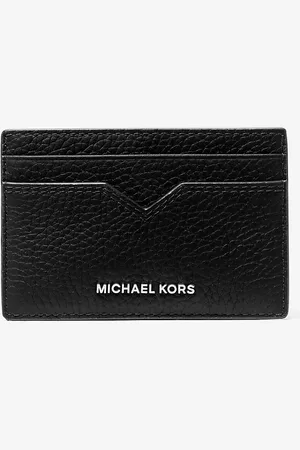 Michael Kors MK Kartenetui Hudson Aus Gekrispeltem Leder - - Michael Kors