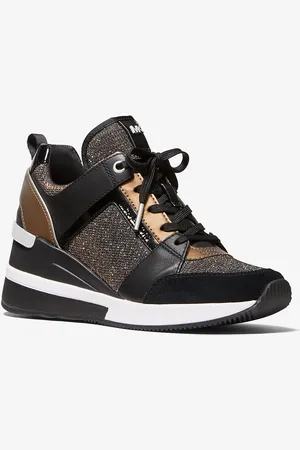 Michael Kors MK Sneaker Georgie Aus Mesh Im Kettendesign Und Leder - - Michael Kors