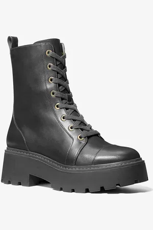 Michael Kors MK Schnürstiefel Blake Aus Leder - - Michael Kors