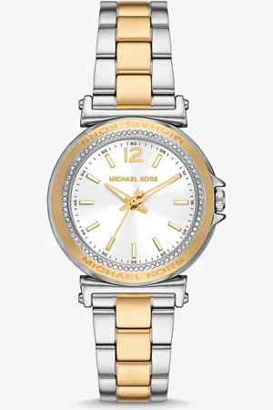 Michael Kors MK Zweifarbige Armbanduhr Mini Maren Mit Pavé -
