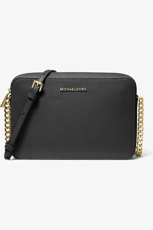Michael Kors MK Umhängetasche Jet Set Large Aus Saffianleder - - Michael Kors