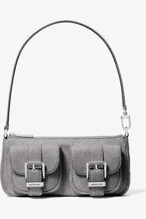 Michael Kors MK Pochette Zoe Small Aus Denim - - Michael Kors
