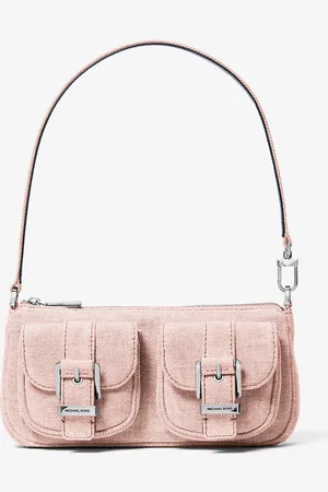 Michael Kors MK Pochette Zoe Small Aus Denim Mit Waschung - - Michael Kors