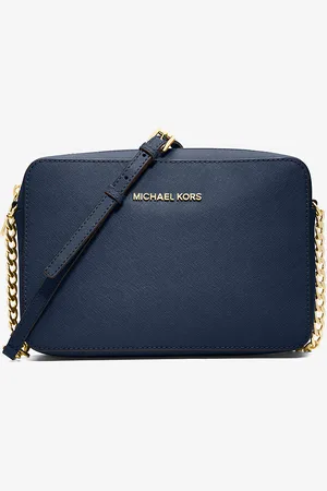 Michael Kors MK Umhängetasche Jet Set Large Aus Saffianleder - - Michael Kors
