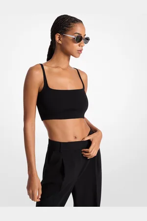 Michael Kors MK Cropped-Tanktop Aus Stretch-Wolle - - Michael Kors