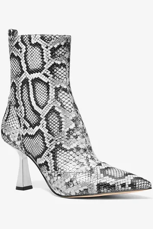 Michael Kors MK Stiefelette Clara Aus Leder Mit Schlangenprägung - - Michael Kors
