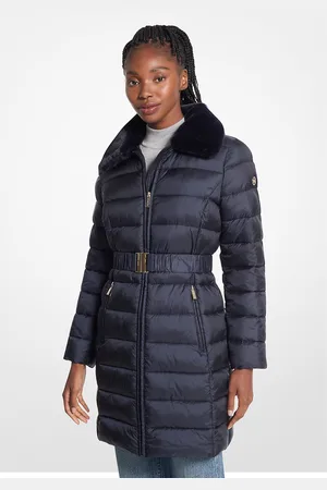Michael Kors MK Komprimierbarer Daunenmantel Aus Abgestepptem Nylon - - Michael Kors