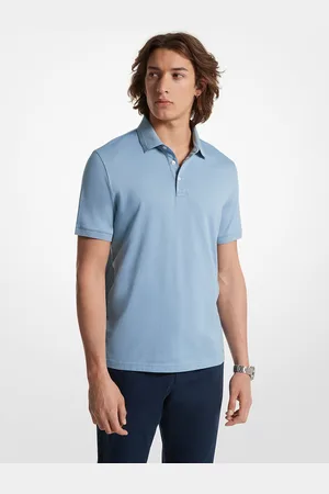 Michael Kors MK Poloshirt Aus Pima-Baumwolle Mit Stretch - - Michael Kors