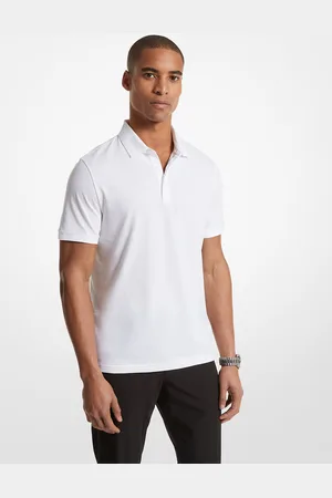 Michael Kors MK Poloshirt Aus Pima-Baumwolle Mit Stretch - - Michael Kors