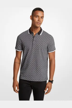 Michael Kors MK Poloshirt Greenwich Aus Baumwoll-Jersey Mit Logo - - Michael Kors