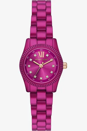 Michael Kors MK Kleine, Pinke Armbanduhr Lexington In Limitierter Auflage -