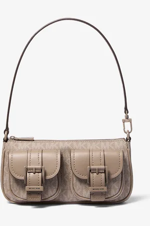 Michael Kors MK Wandelbare Pochette Zoe Small Mit Signature-Logomuster - - Michael Kors