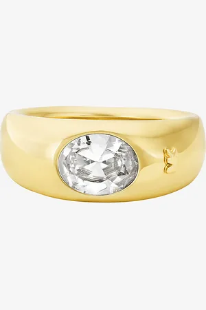 Michael Kors MK Siegelring Mit Edelmetallbeschichtung Und Zirkonia -