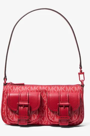 Michael Kors MK Wandelbare Pochette Zoe Small Mit Signature-Logomuster - - Michael Kors