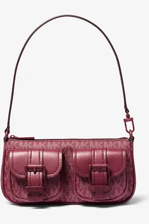 Michael Kors MK Wandelbare Pochette Zoe Small Mit Signature-Logomuster - - Michael Kors