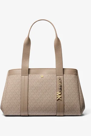 Michael Kors MK Shopper Romee Large Aus Signature-Logostoff Und Leder - - Michael Kors
