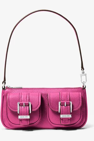 Michael Kors MK Pochette Zoe Small Aus Gekrispeltem Leder - - Michael Kors