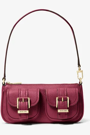 Michael Kors MK Pochette Zoe Small Aus Gekrispeltem Leder - - Michael Kors