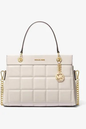 Michael Kors MK Henkeltasche Susan Medium Aus Abgestepptem Leder - - Michael Kors