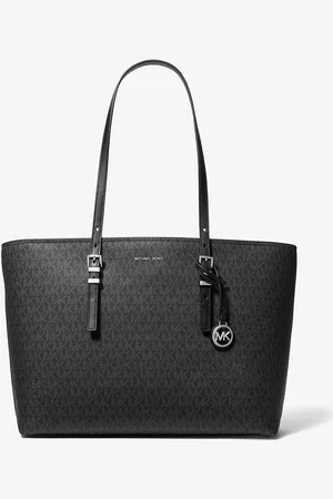 Michael Kors MK Shopper Quinn Large Aus Signature-Logostoff Und Leder - - Michael Kors