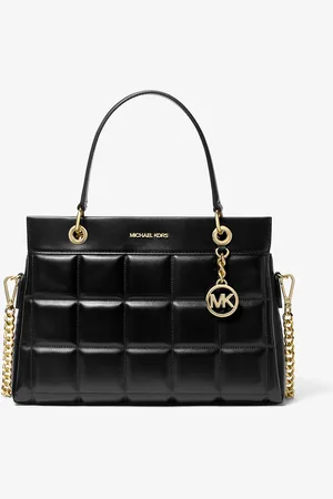 Michael Kors MK Henkeltasche Susan Medium Aus Abgestepptem Leder - - Michael Kors