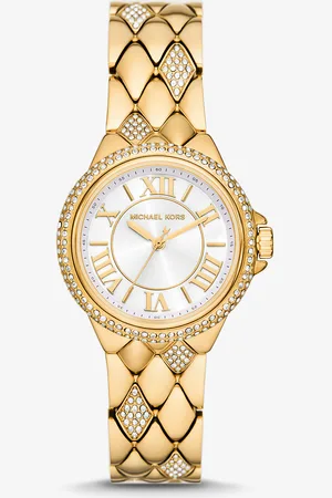 Michael Kors MK Armbanduhr Mini Camille Im Mit Pavé -