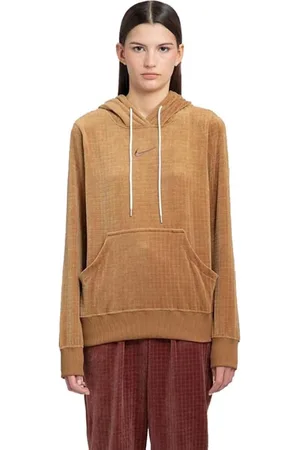 Nike Damen, Sweatshirts & Hoodies, Braun, MGröße: