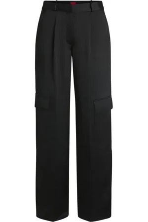 HUGO BOSS Damen, Hosen, Schwarzk, MGröße: