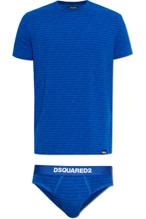 Dsquared2 Herren, Nachtwäsche & Lounge, Blau, MGröße: