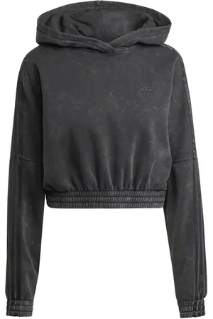 adidas Damen, Sweatshirts & Hoodies, Schwarzk, LGröße: