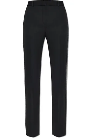 VERSACE Damen, Hosen, Schwarzk, SGröße:
