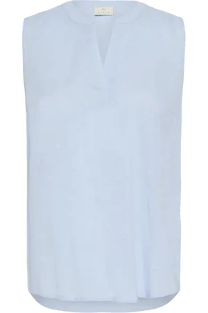 Kaffe Damen, Oberteile, Blau, MGröße: