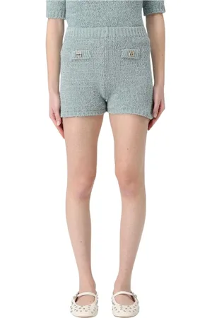 Twin-Set Damen, Shorts, Blau, LGröße: