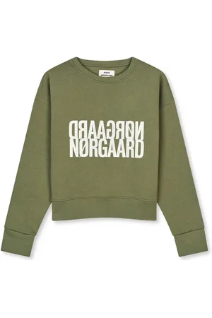 Mads Norgaard Damen, Sweatshirts & Hoodies, Grün, LGröße: