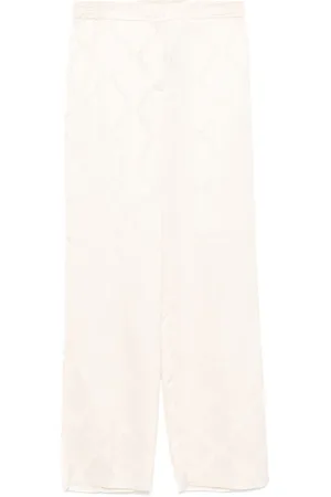 Twin-Set Damen, Hosen, Weiß, SGröße: