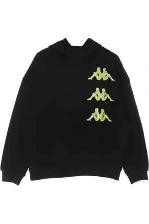 Kappa Herren, Sweatshirts & Hoodies, Schwarzk, SGröße: