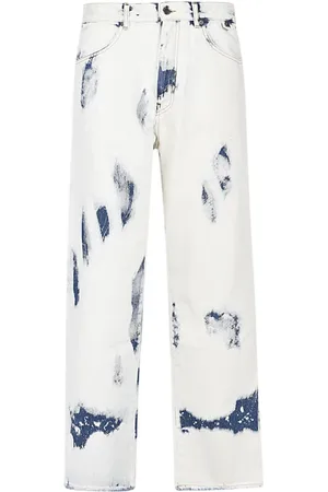 DARKPARK Herren, Jeans, Weiß, W33Größe: