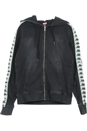 Kappa Herren, Sweatshirts & Hoodies, Schwarzk, XLGröße: