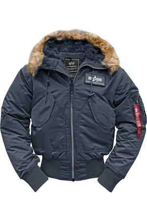 Alpha Industries Herren, Jacken, Blau, MGröße: