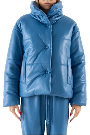 Nanushka Damen, Jacken, Blau, MGröße:
