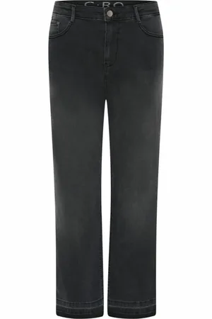 C.ro Damen, Jeans, Schwarzk, SGröße: