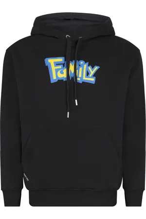 Family First Herren, Sweatshirts & Hoodies, Schwarzk, SGröße: