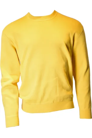 Roberto Collina Herren, Sweatshirts & Hoodies, Gelb, MGröße: