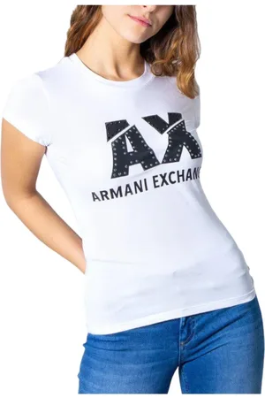Armani Exchange Damen, Oberteile, Weiß, SGröße: