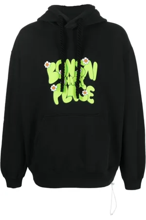 BONSAI Herren, Sweatshirts & Hoodies, Schwarzk, SGröße: