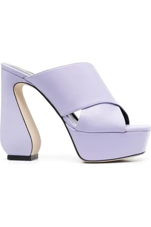 Sergio Rossi Damen, Schuhe, Lila, 37 1/2 EUGröße: