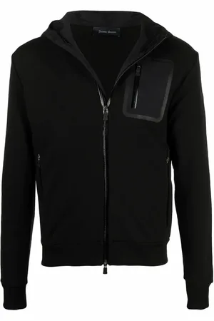 HERNO Herren, Sweatshirts & Hoodies, Schwarzk, SGröße: